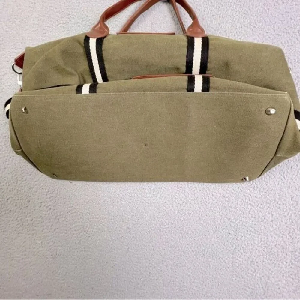 BROUK & CO.  MENS TRAVEL BAG GREEN